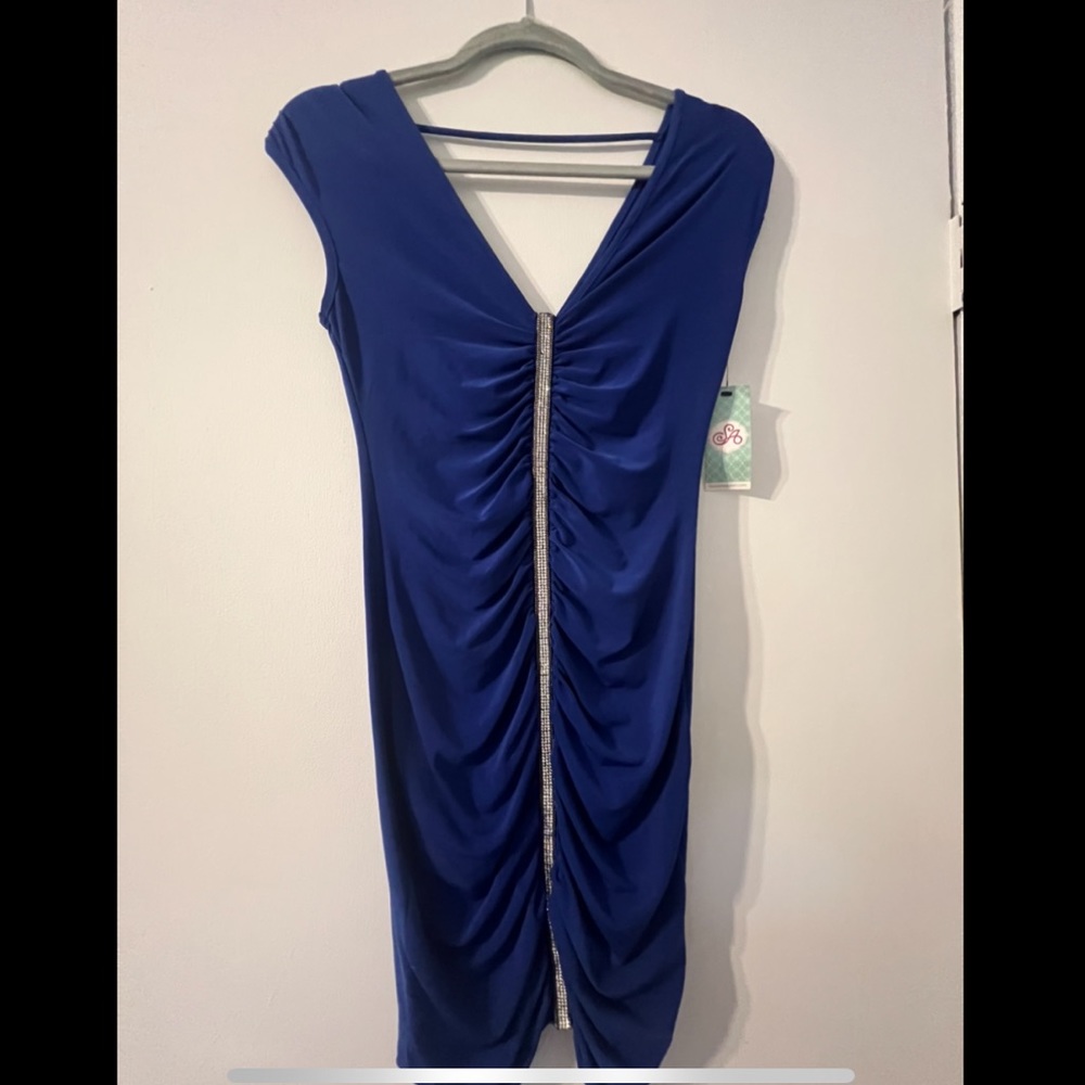 Royal blue dress